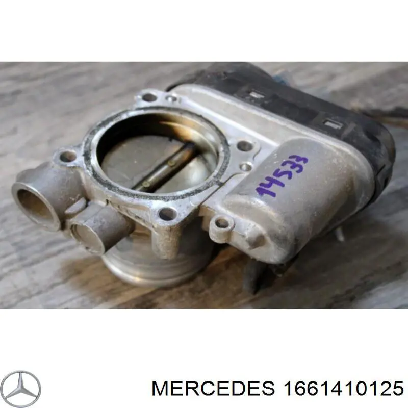 1661410125 Mercedes Válvula de borboleta montada
