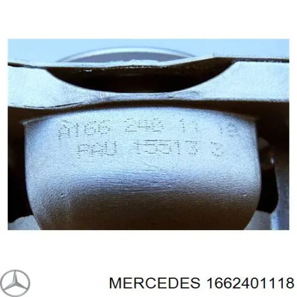 Coxim de transmissão (suporte da caixa de mudança) Mercedes 1662401118 preço, a partir de 45,09 USD