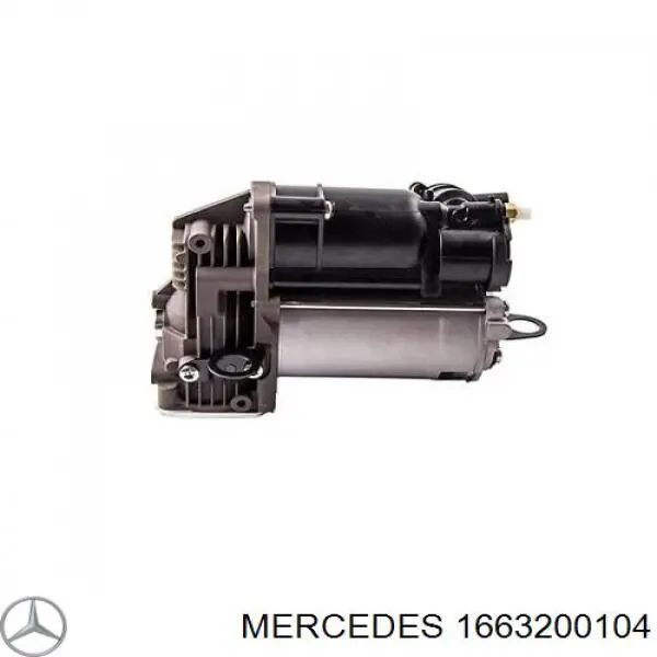Compressor de bombeio pneumático (de amortecedores) Mercedes 1663200104 preço, a partir de 237,92 USD