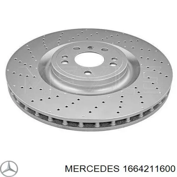 Disco do freio dianteiro Mercedes 1664211600 preço, a partir de 109,48 USD