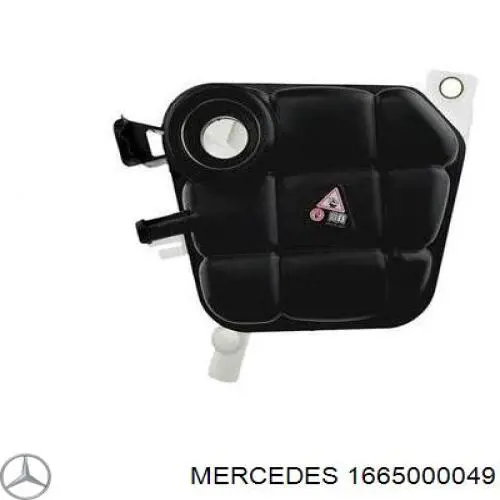 Tanque de expansão do sistema de esfriamento Mercedes 1665000049 preço, a partir de 88,43 USD