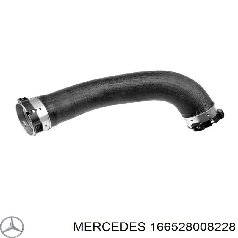 166528008228 Mercedes Mangueira (cano derivado) de intercooler