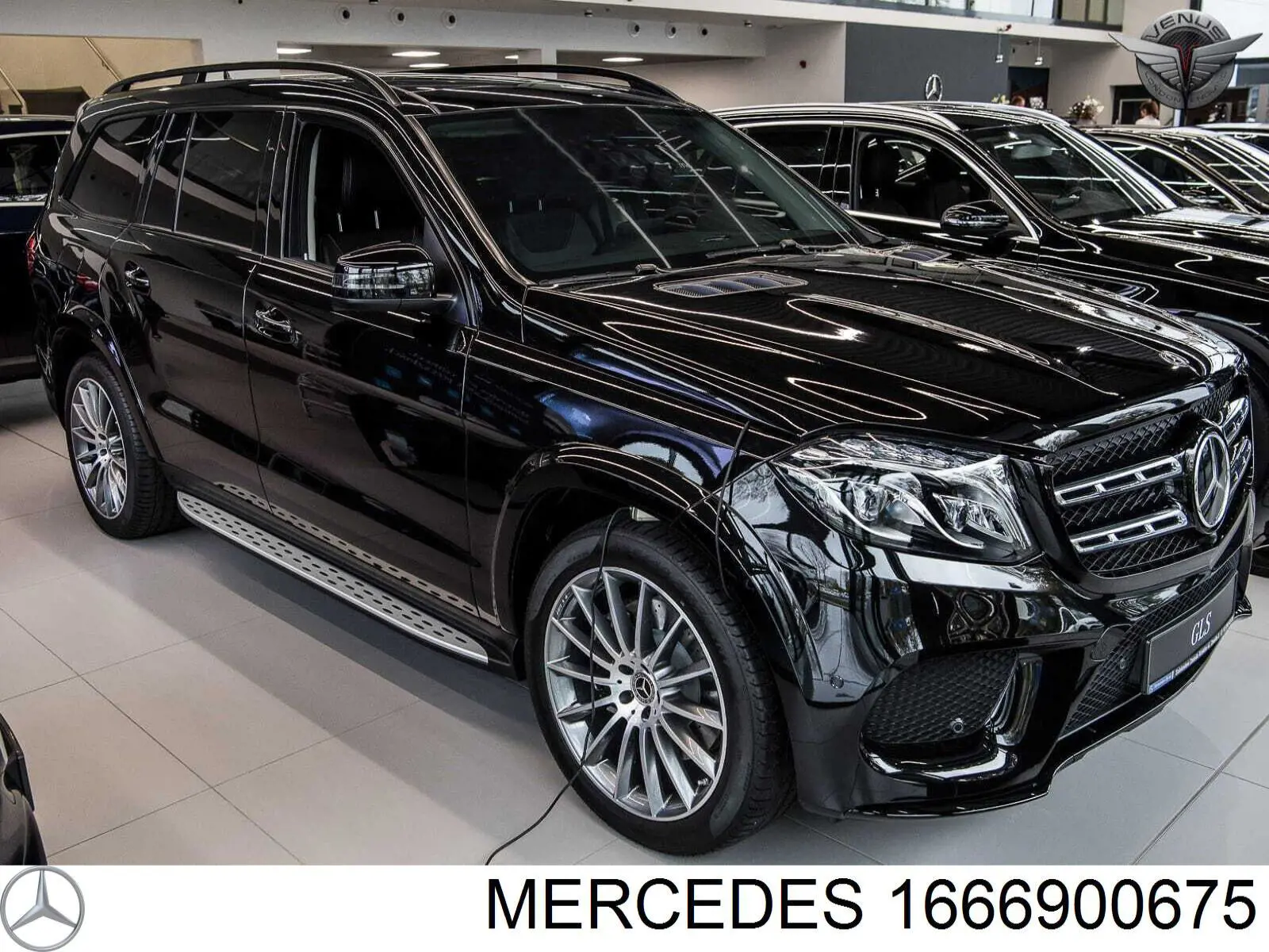 1666900675 Mercedes Grampo dobrável esquerdo