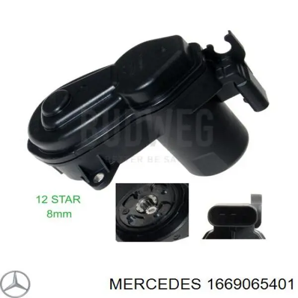 Motor de acionamento do freio de suporte traseiro Mercedes 1669065401 preço, a partir de 41,95 USD