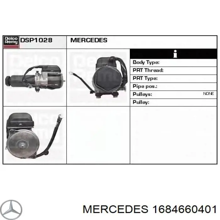 Compre 1684660401 Mercedes Bomba da Direção hidrâulica assistida