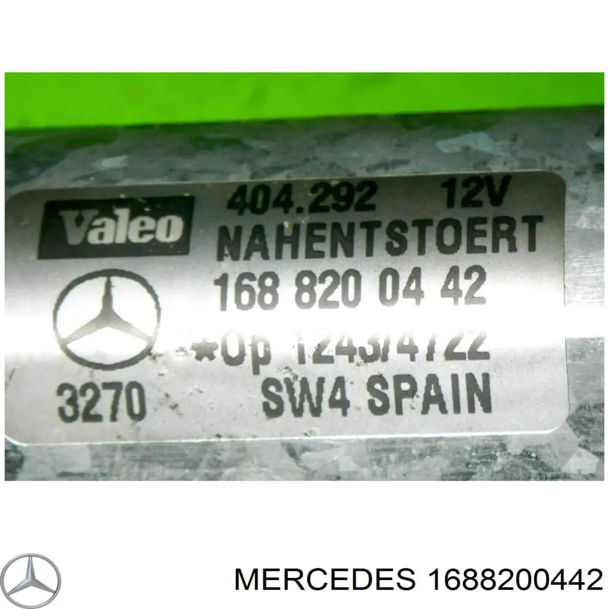 Motor de limpador pára-brisas de vidro traseiro Mercedes 1688200442 preço, a partir de 40,86 USD