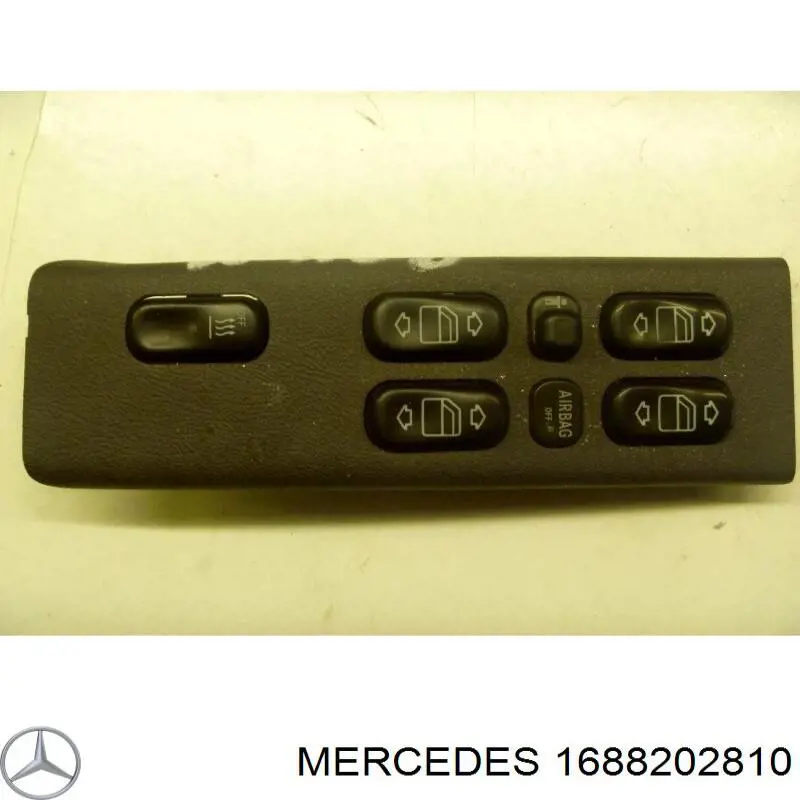 1688202810 Mercedes Unidade de botões de controlo de elevador de vidro de consola central