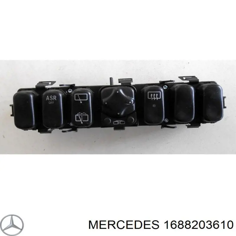 Bloco de botões do console central 1688203610 Mercedes