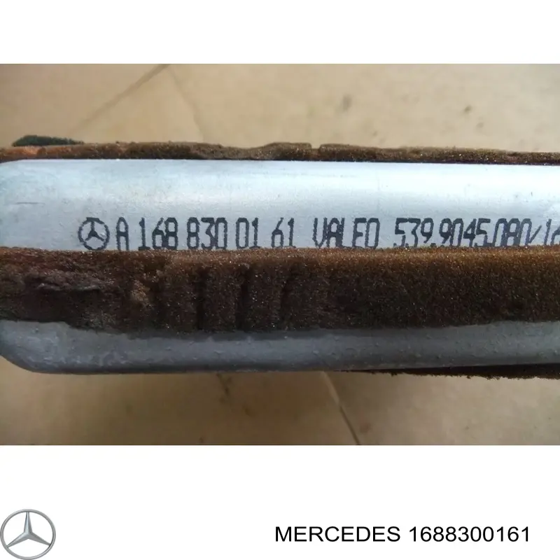 Radiador de forno (de aquecedor) Mercedes 1688300161 preço, a partir de 92,82 USD