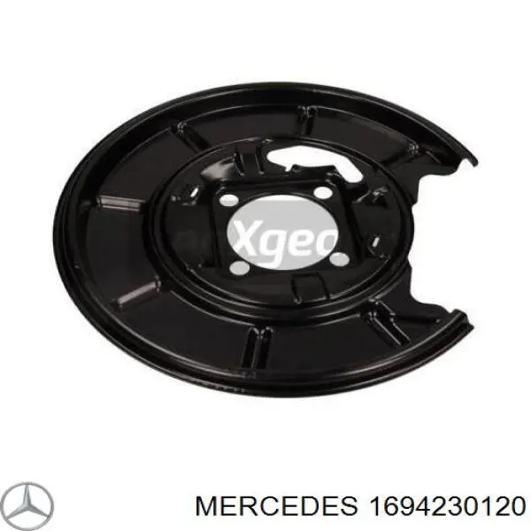 Compre 1694230120 Mercedes Proteção esquerda do freio de disco traseiro