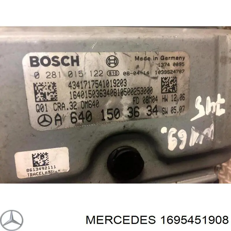 Fecho de ignição Mercedes 1695451908 preço, a partir de 165,44 USD