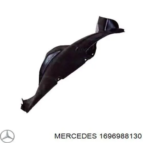 1696988130 Mercedes Guarda-barras esquerdo dianteiro do pára-lama dianteiro