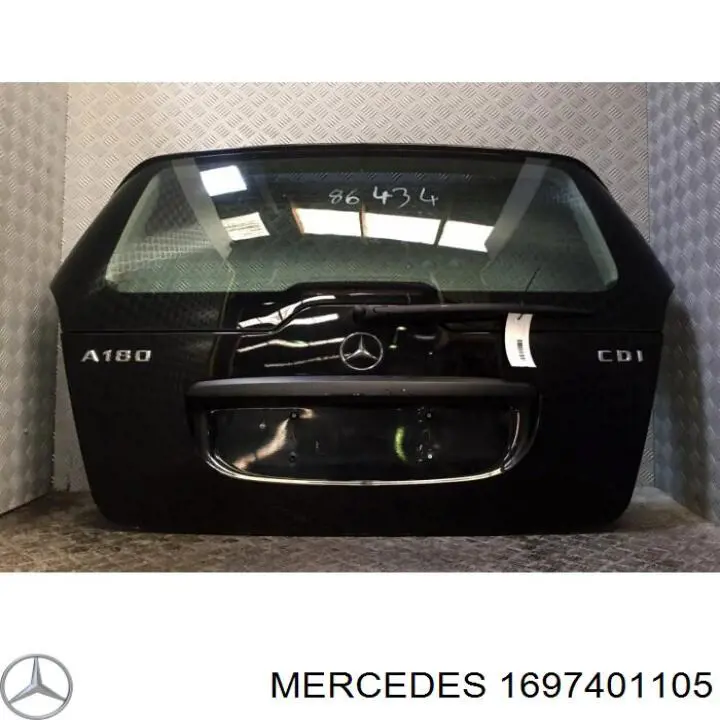 Compre A1697401105 Mercedes Porta traseira (3ª/5ª porta-malas (tampa de alcapão)