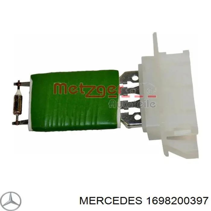 Resistor (resistência) de ventilador de forno (de aquecedor de salão) Mercedes 1698200397 preço, a partir de 22,79 USD