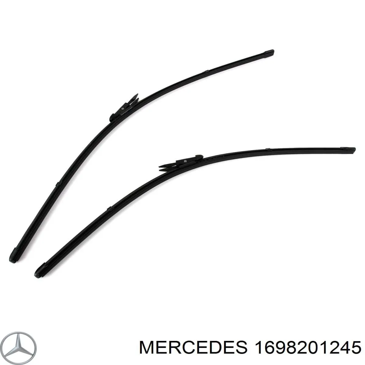 A1698201245 Mercedes Limpa-pára-brisas do pára-brisas, kit de 2 un.