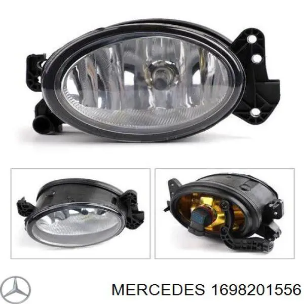 Luzes de nevoeiro esquerdas Mercedes 1698201556 preço, a partir de 63,10 USD
