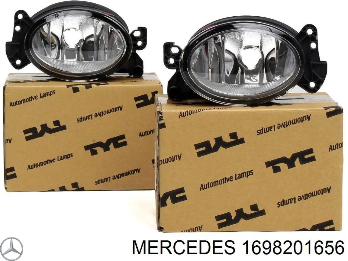 Luzes de nevoeiro direitas Mercedes 1698201656 preço, a partir de 52,87 USD