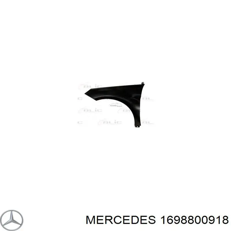 Pára-lama dianteiro esquerdo Mercedes 1698800918 preço, a partir de 108,54 USD