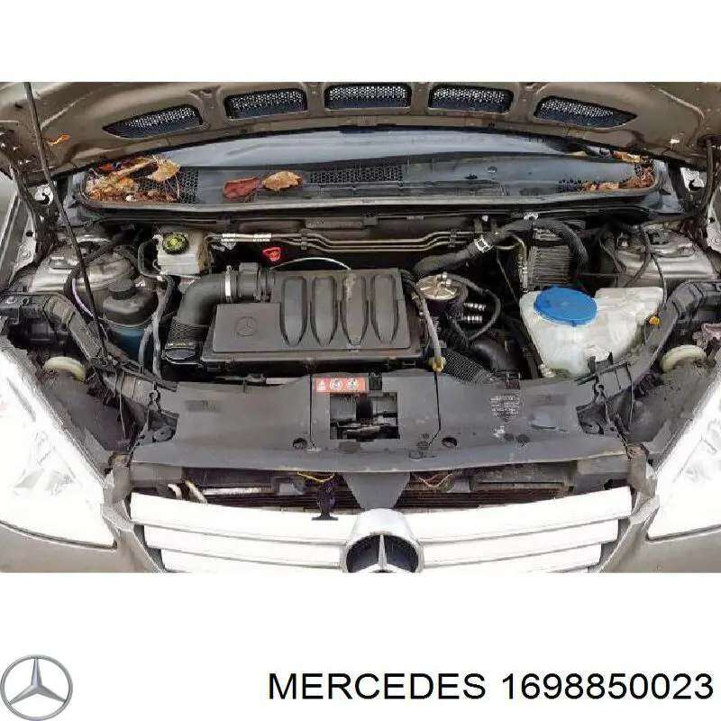 Compre 1698850023 Mercedes Grelha central do pára-choque dianteiro