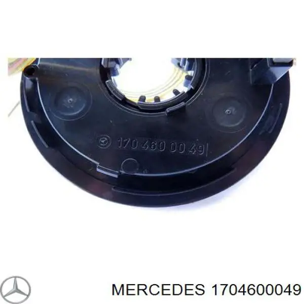 A1404600349 Mercedes Anel AIRBAG de contato, cabo plano do volante