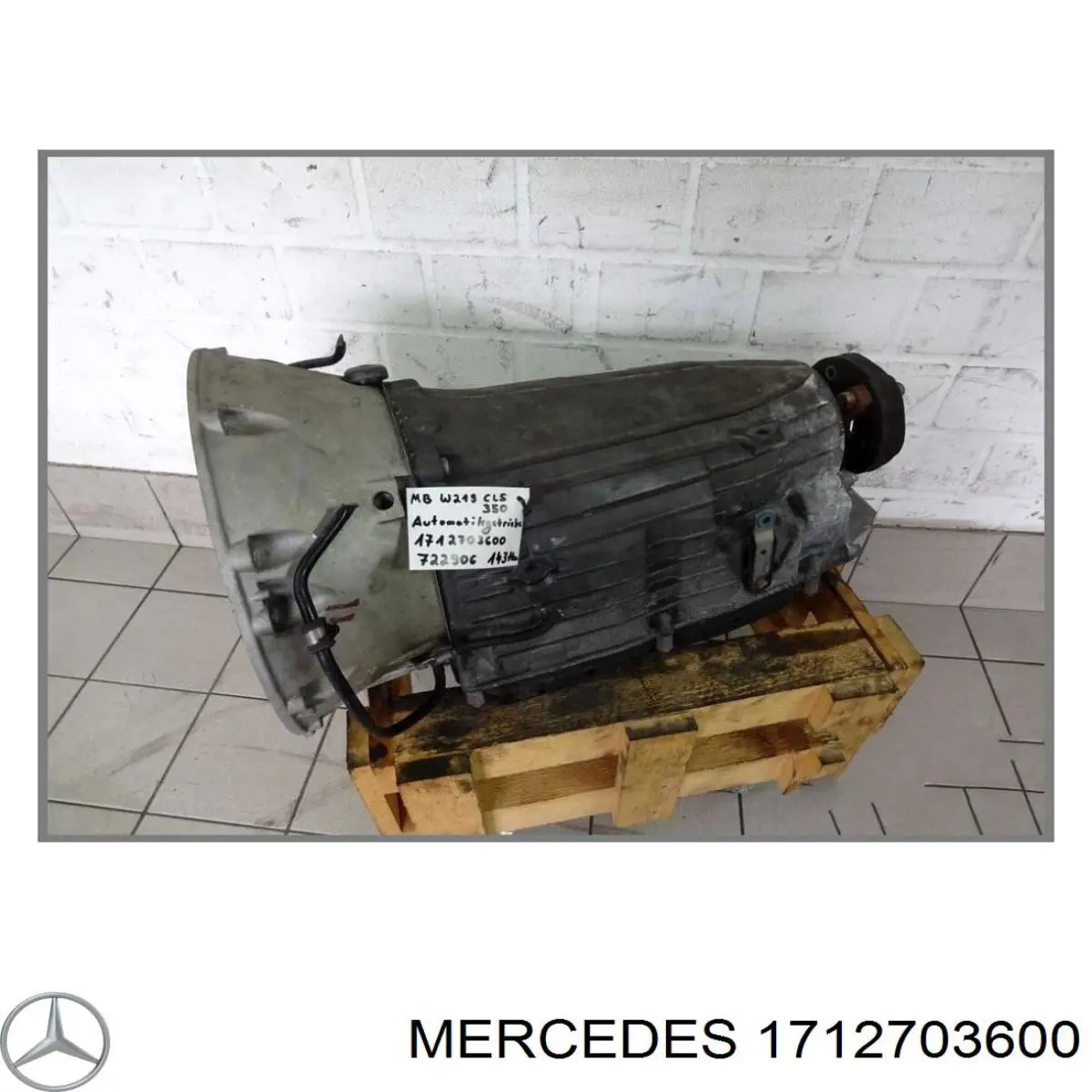 1712703600 Mercedes Caixa Automática de Mudança montada
