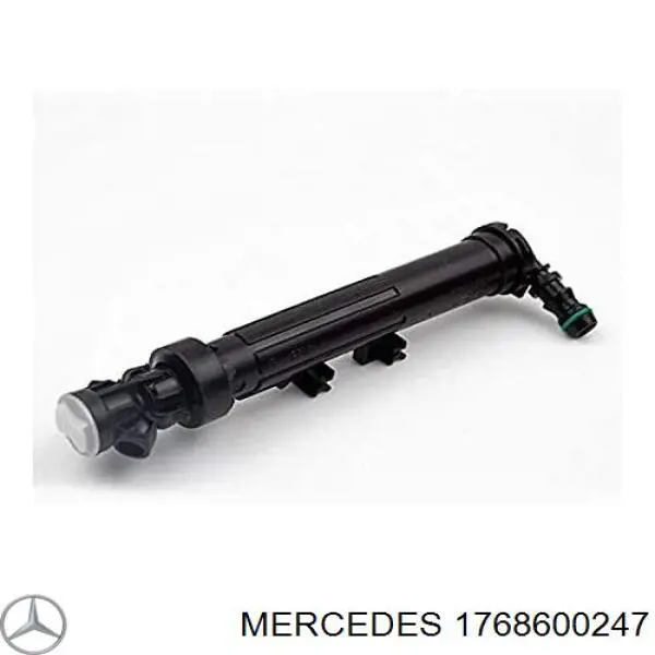 A1768600247 Mercedes Suporte do injetor de fluido para lavador das luzes (cilindro de elevação)