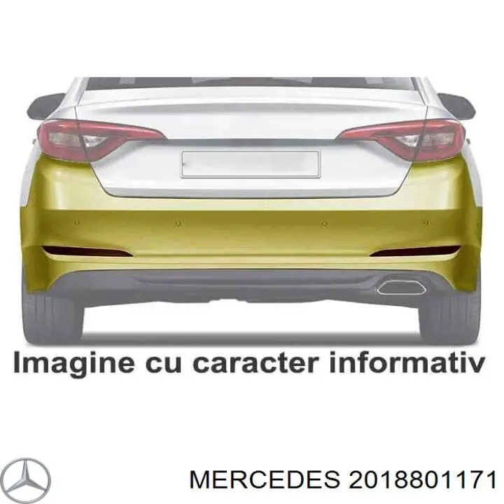 Pára-choque traseiro Mercedes A2018801171 preço, a partir de 540,65 USD