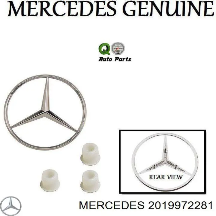 Bucha de emblema de tampa de porta-malas Mercedes 2019972281 preço, a partir de 1,24 USD