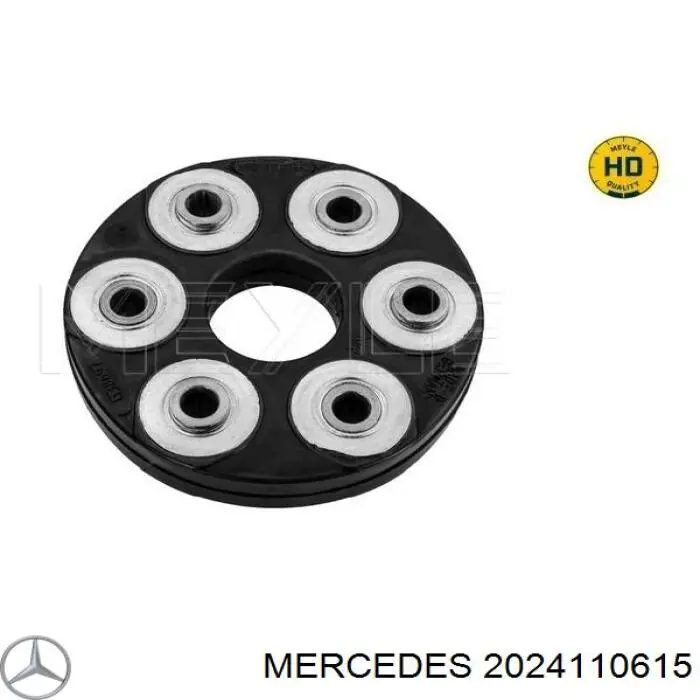 Compre 2024110615 Mercedes Acoplamento elástico dianteiro do veio de transmissão