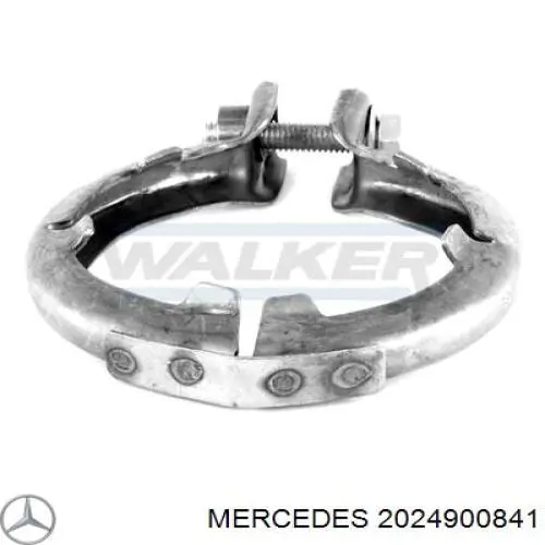 Compre 2024900841 Mercedes Braçadeira de união de tubo coletor de escape
