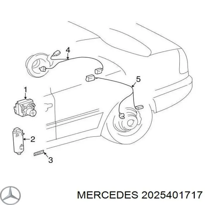 Sensor ABS dianteiro esquerdo Mercedes A2025401717 preço, a partir de 225,15 USD