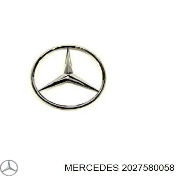 A2037580158 Mercedes Emblema de tampa de porta-malas (emblema de firma)