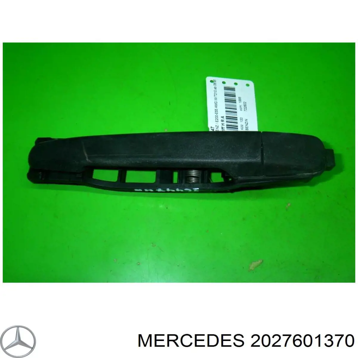 2027601370 Mercedes Maçaneta externa da porta traseira