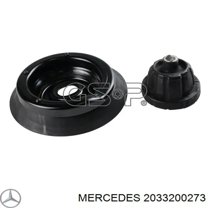 2033200273 Mercedes Suporte de amortecedor dianteiro