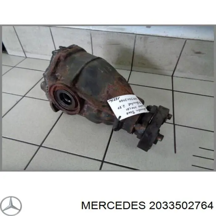 A203350276480 Mercedes Redutor do eixo traseiro