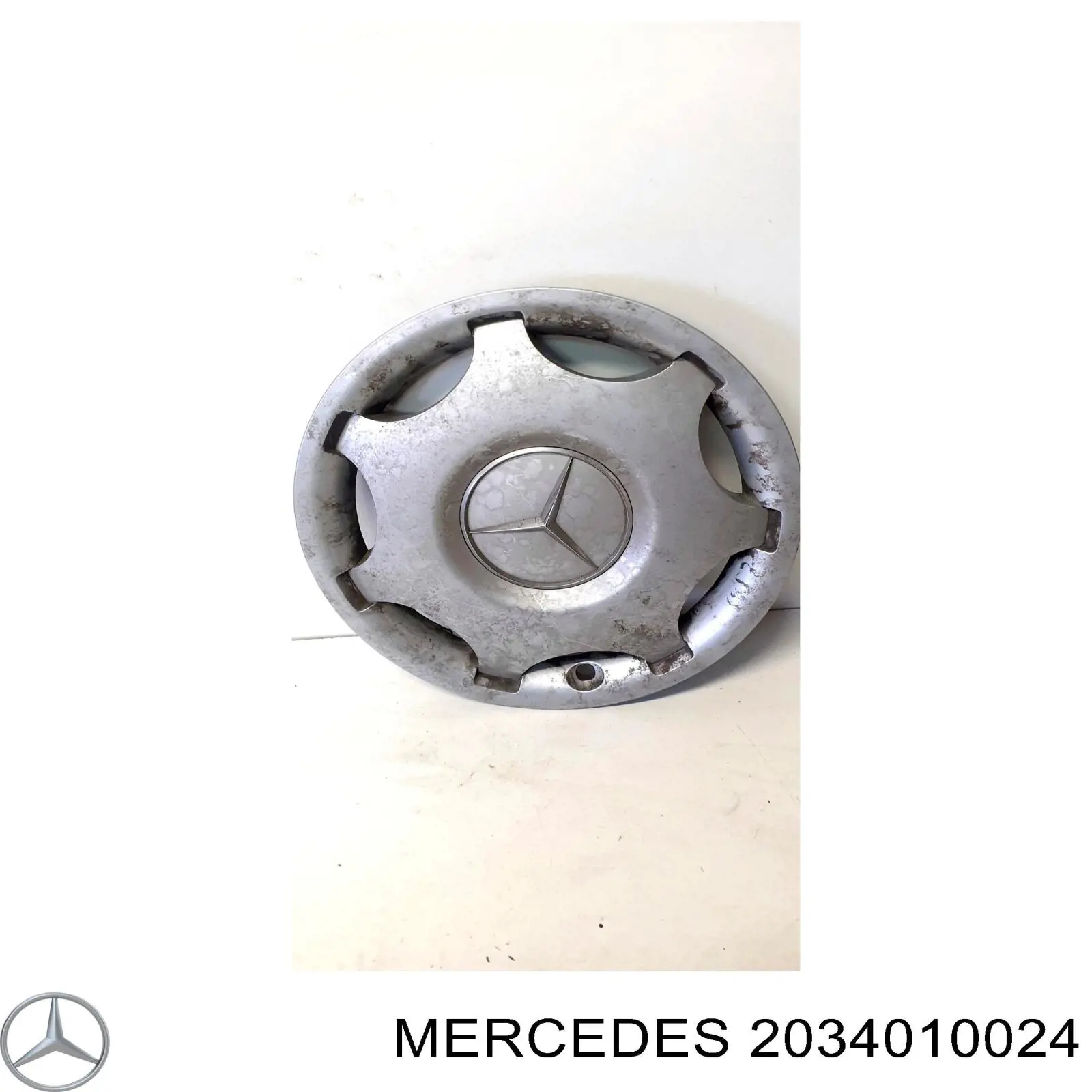 2034010024 Mercedes Coberta de disco de roda