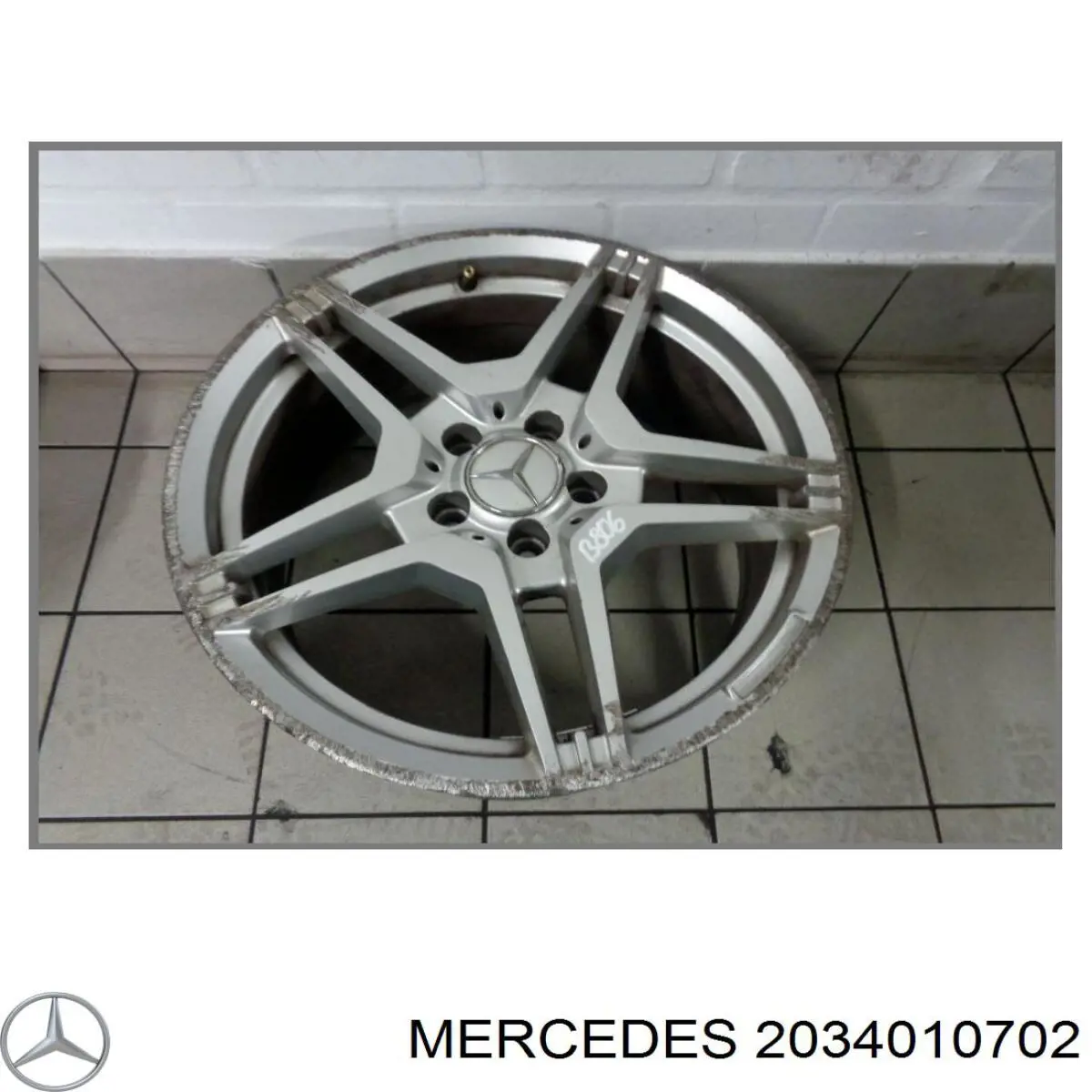 Compre A2034010702 Mercedes Discos de roda de aleação ligeira (de aleação ligeira, de titânio)