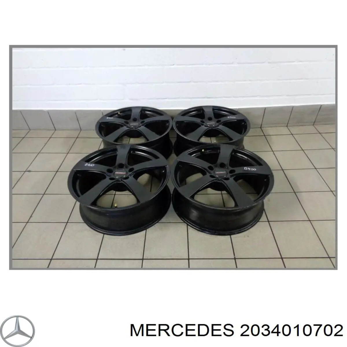 Discos de roda de aleação ligeira (de aleação ligeira, de titânio) Mercedes C  W203