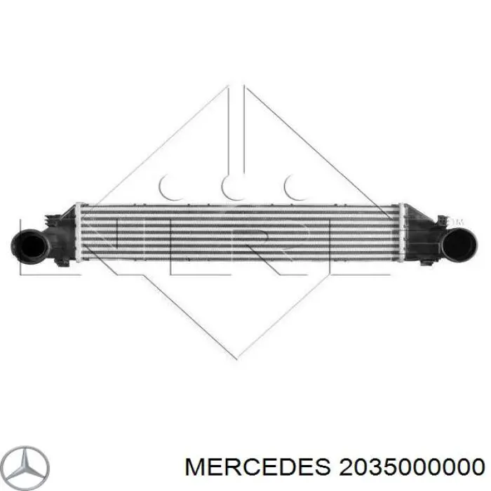 Radiador de intercooler Mercedes 2035000000 preço, a partir de 74,62 USD