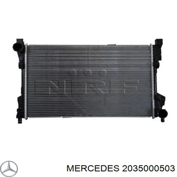 Radiador de esfriamento de motor Mercedes 2035000503 preço, a partir de 117,68 USD