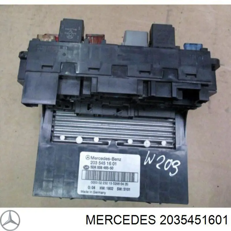 2035451601 Mercedes Unidade de controlo de sinais SAM