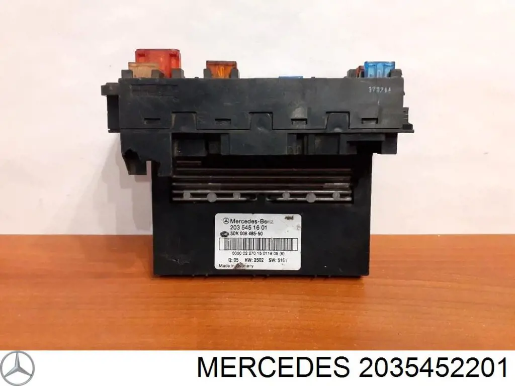 A2035452201 Mercedes Caixa de unidade de dispositivos de segurança