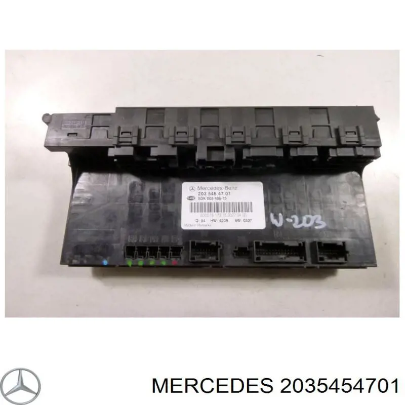 2035454701 Mercedes Unidade de controlo de sinais SAM