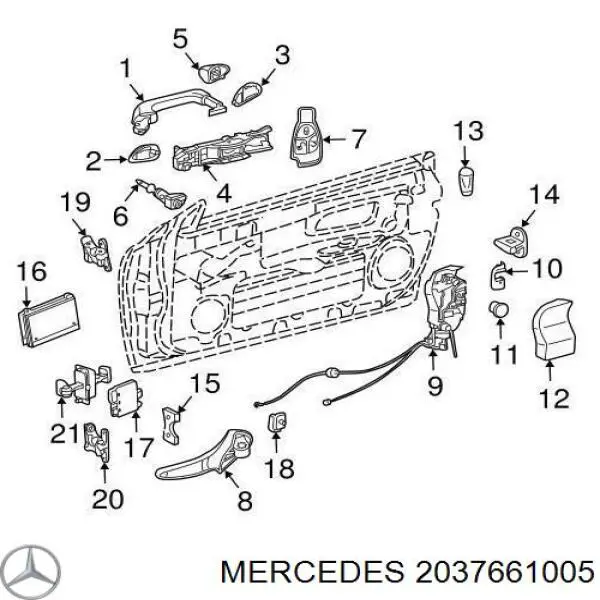 A2037661005 Mercedes 