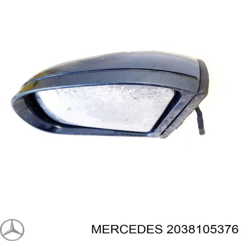 2038105376 Mercedes Espelho de retrovisão esquerdo