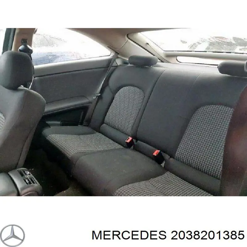 2038201385 Mercedes Módulo de conforto da porta dianteira