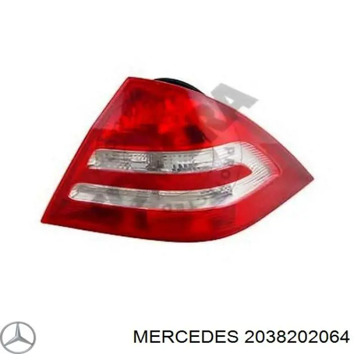 Lanterna traseira direita Mercedes 2038202064 preço, a partir de 116,01 USD
