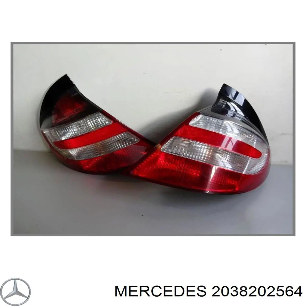 Lanterna traseira esquerda Mercedes 2038202564 preço, a partir de 98,16 USD