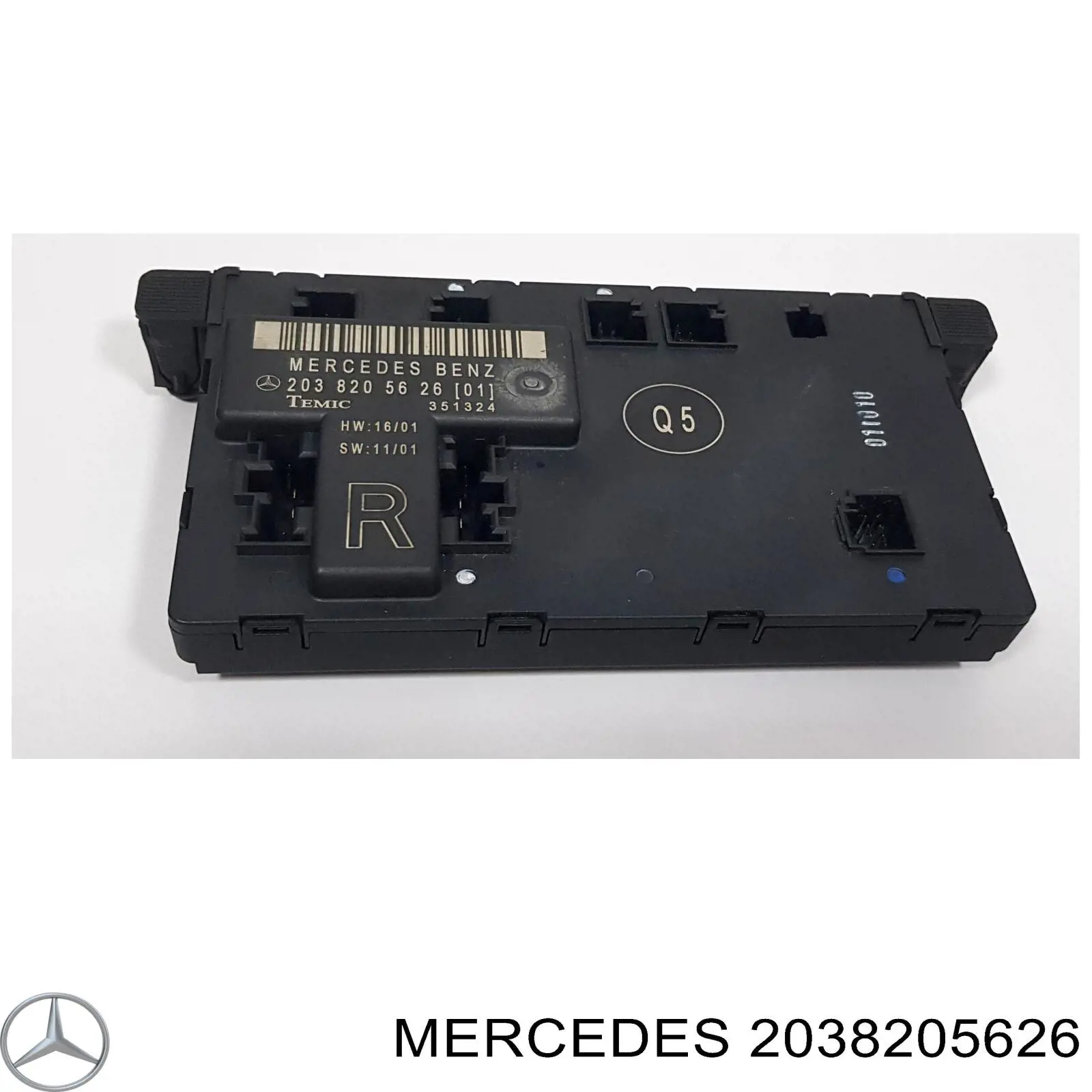 2038205626 Mercedes Módulo de conforto da porta dianteira