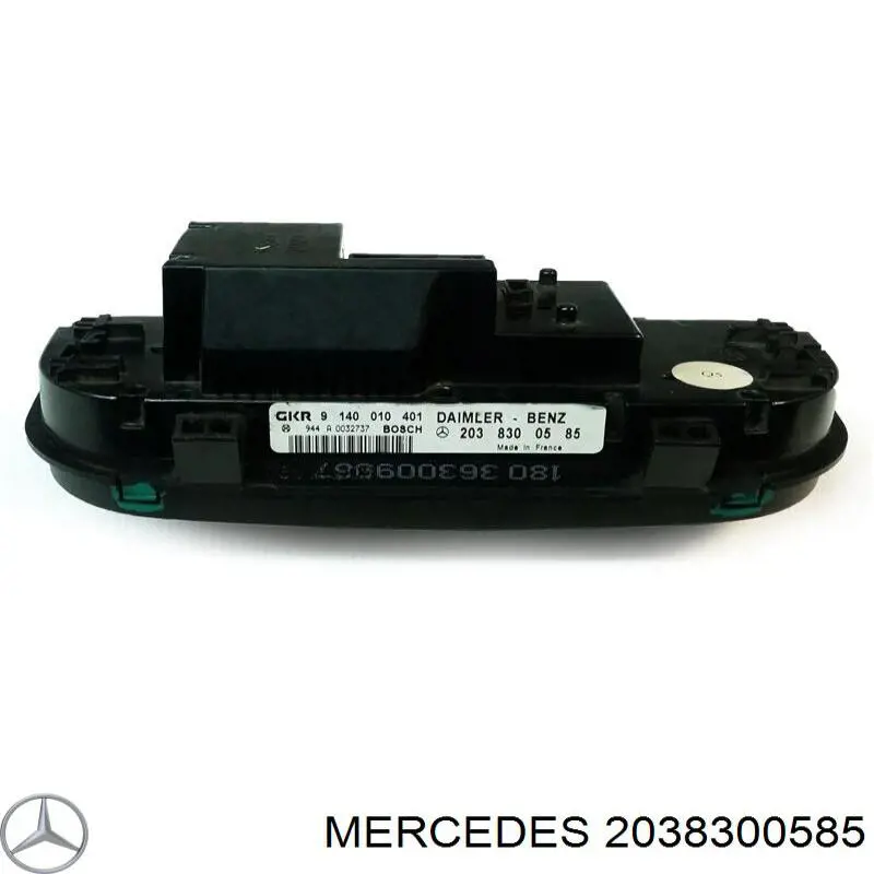 A2098300285 Mercedes Unidade de controlo dos modos de aquecimento/condicionamento
